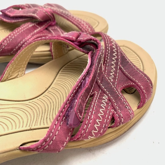 LAND'S END Purple Slides Sandals Flip Flops sz 7 D - Picture 4 of 16
